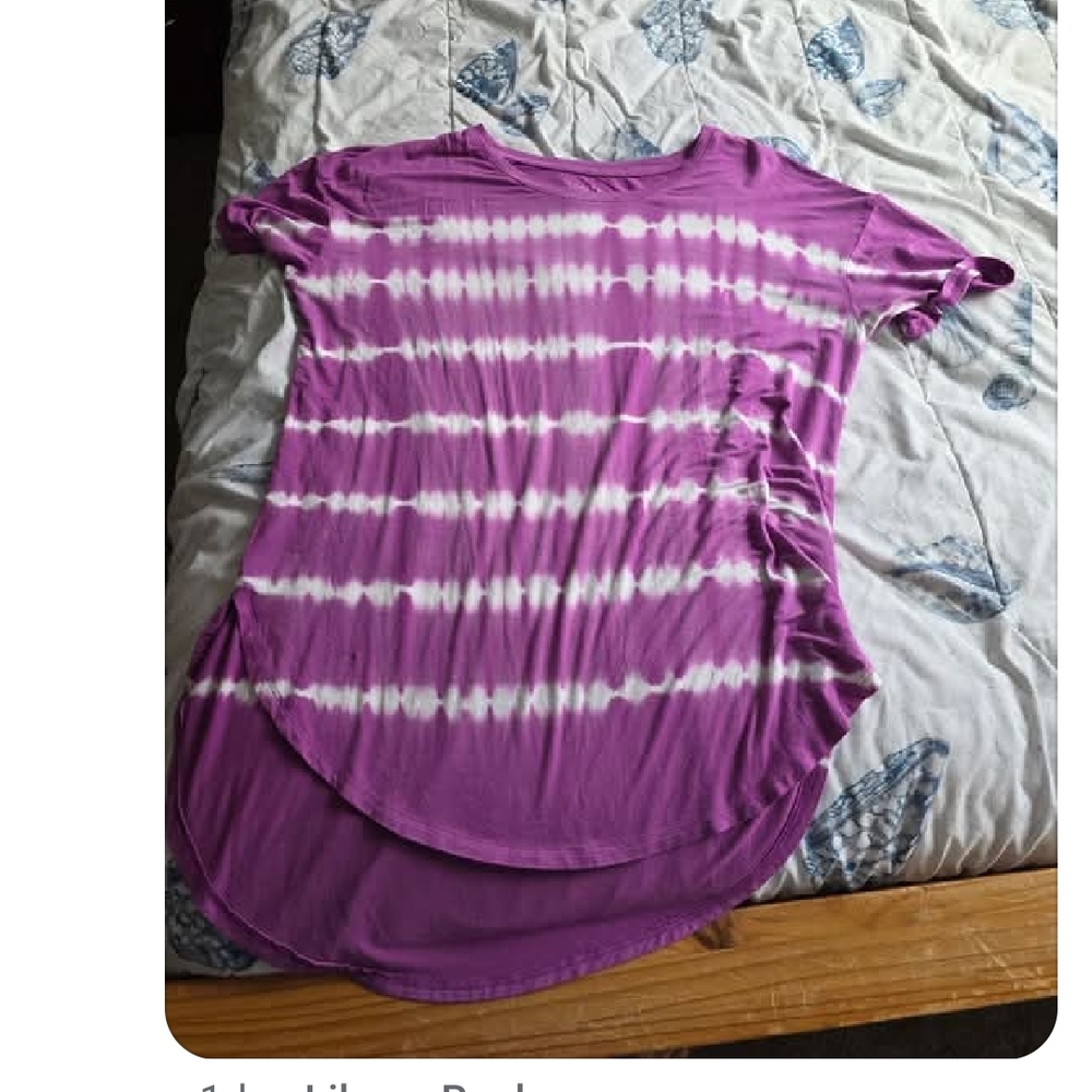Purple Tie-Dye Women's Top